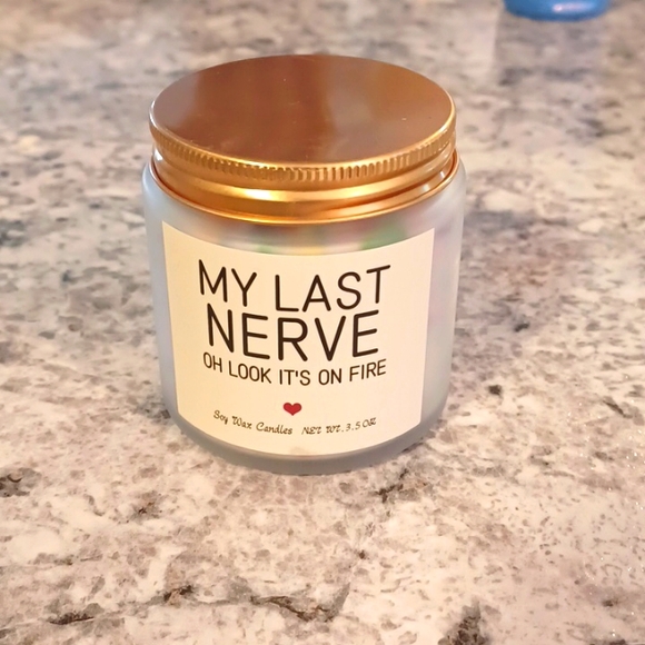 Boutique Other - My Last Nerve Sprinkles Soy Candle 3.5 OZ Brand New
